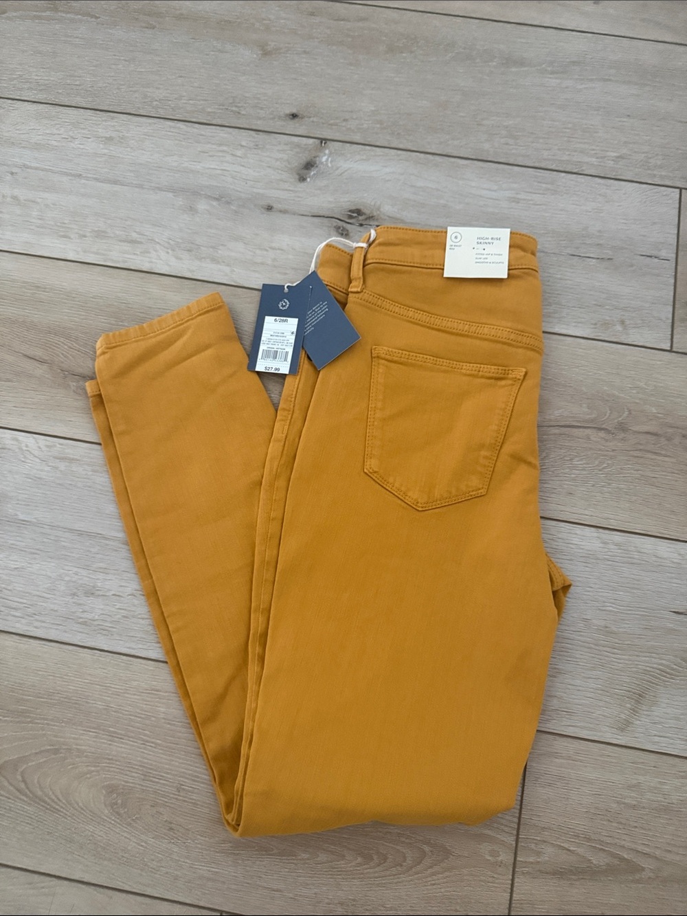 Universal Thread Women's Mustard Skinny Jeans